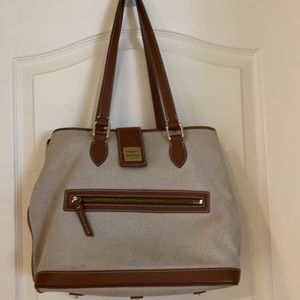 Dooney and Bourke canvas tote/shoulder bag